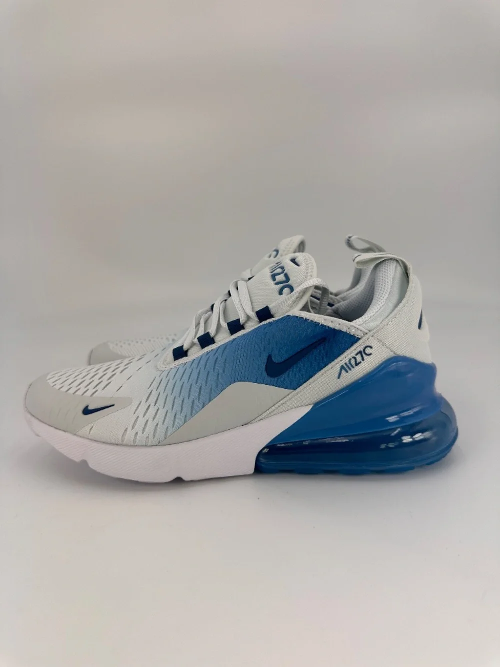 Nike Air Max 270 Off White/Court Blue (943345 125) Big Kid's